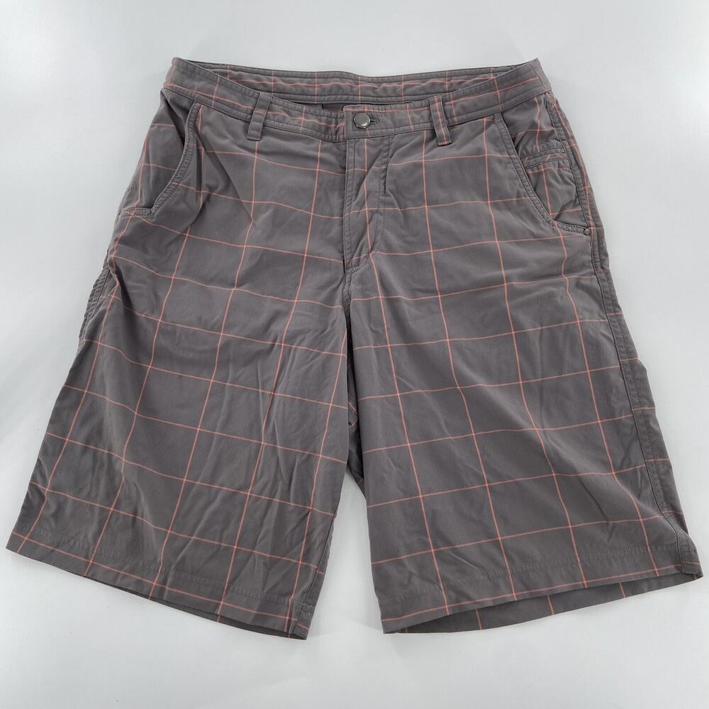 Lululemon Shorts Adult 34 Purple Lavender Panel Grid Pockets Belt Loops Mens
